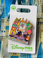 2022 Disney Parks It’s A Small World Clock Minnie Mickey Slider Open Edition Pin picture