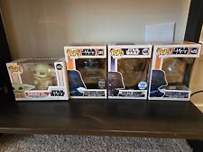 Star Wars Funko Pop Lot of 4 - Darth Vader variants and Grogu with Cookie picture