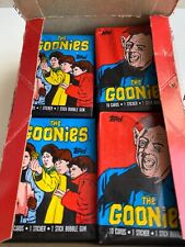 1985 TOPPS The Goonies Sealed Trading Card Wax (1) Pack from  SEALED BBCE BOX picture
