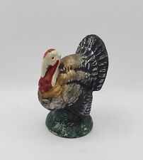 Vintage Old  1940'S 4 Inches JAPAN Turkey Handpainted Thanksgiving Decor Stamped picture