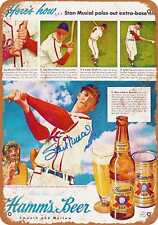 Metal Sign - Stan Musial for Hamm's Beer -- Vintage Look picture