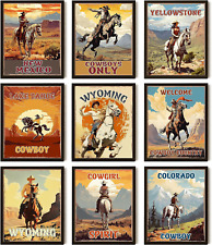 97 Decor Western Cowboys Poster - Vintage Cowboy Decor, Cowboy Western Wall Deco picture