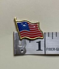 Vintage USA American Waving Flag Lapel Pin Patriotic US picture