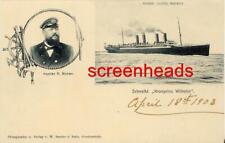 1903 PMC GERMAN OCEAN LINER POSTCARD 