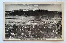 Butte MT Montana South Section of Butte & Highland Mountains Postcard D2 picture