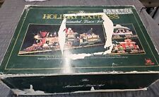 The Holiday Express Animated Electric Train Set NO. 380 New Bright 1996 Vintage picture