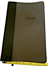 The Message Holy Bible Black Leather Peterson picture