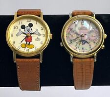 Vintage Set of 2 Watches- Lorus Mickey Mouse, Exactly Moon Phase- UNTESTED picture