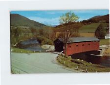 Postcard Old Covered Wood Bridge, West Arlington, Vermont picture