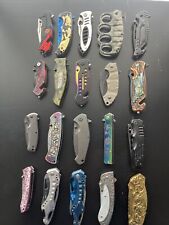 TSA confiscated pocket knives (Random Lot of 5) - Cleaned, Good Condition picture