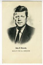 JOHN F. KENNEDY U. S President Postcard c 1970's picture