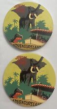 2-Disney Parks Jungle river adventureland Ceramic Coasters. picture