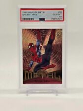 1995 Fleer Marvel Metal Spider-Man #78 PSA 10 GEM MT picture