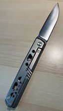 Real Steel Bruns Pocket Knife Gray Titanium VG-10 Blade picture