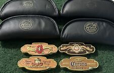 (4) FRANKLIN MINT Knife Knives Miller Beer, Moosehead, B. Stroh, Corona- Clean picture