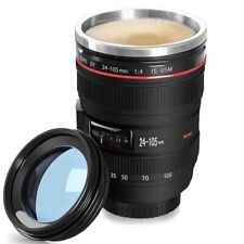 Camera Lens Coffee Mug Photographers Mugs Stainless Steel Home Supplies 1 PC picture