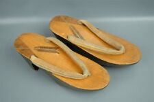 Vintage Japanese Style Women's Wooden Shoes Heels Geisha Tap  picture