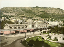 Monte Carlo, Café de Paris Vintage Photochrome Photochromy, Vintage Photochr picture