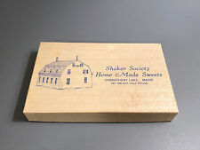 Vintage Sabbathday Lake Shaker Society Candy Box Home Made Maine Advertising picture