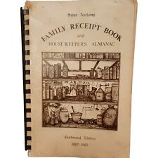 Vtg 1982 St. Anthony Recipe Book &  House-Keepers Almanac 1882-1982 Centennial  picture