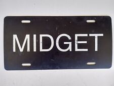 MG midget original dealer display plate picture