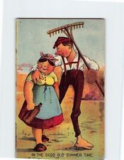 Postcard In The Good Old Summer Time with Lovers Comic Art Print picture