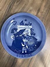 Collectible Plate Swedish Christmas Plate Vintage picture