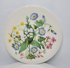 Wild Flowers Of The Southern U.S. Vtg Avon Wedgwood Wall Plate 8 1/2” Round picture