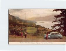 Postcard Evergreen Highway along Columbia River Washington USA picture