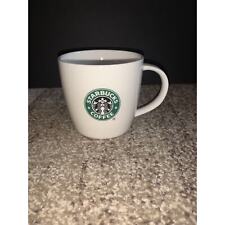 Starbucks Logo 12oz New Bone China White Coffee Tea Mug Cup 2008 picture