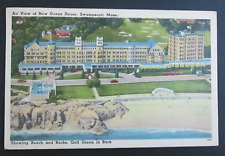 Ocean House Swampscott MA Posted Linen Postcard picture