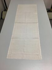 Japanese Vintage Kimono Fabric cloth Boro silk White scrub dirt 42.9x14.9inch picture
