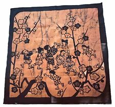 1970’s Japanese Furoshiki Wrapping Cloth 35x35” Vintage picture