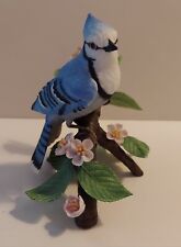 Lenox Female Blue Jay Porcelain Garden Bird Sculpture 1995 COA picture