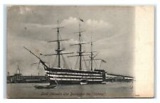 Postcard Lord Nelson's Old Battleship the 