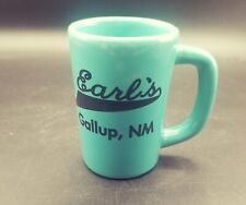 Vintage Earl's- Gallup, NM, Restaurant Ware Coffee Mug DCC USA Turquoise READ picture