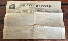 Vintage 1948 Local Newspaper The Roy Record Harding County New Mexico picture