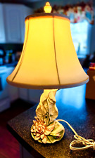 Vintage FB Johnson Lotus table lamp -- charming picture
