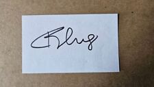 BJORN ULVAEUS SIGNED 3x5 INDEX CARD AUTOGRAPH - ABBA picture