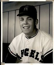 LG968 1967 Original Photo VERN GEISHERT CALIFORNIA ANGELS PITCHER MLB BASEBALL picture