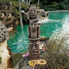Tiki Party Gods Totem Statue Polynesian Garden Sculpture Hawaiian Yard Decor picture