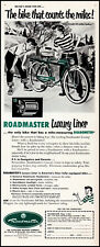 1953 Roadmaster Luxury Liner Bicycles young boys vintage art print ad L52 picture