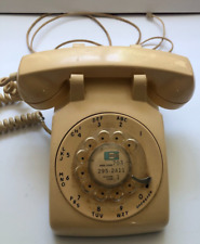 Vintage Stromberg Carlson Beige Light Tan Telephone Rotary Dial Made USA picture