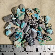 Natural Lone Mountain Turquoise Rough Stone Nugget Slab Gem 100 Gram Lot 41-03 picture