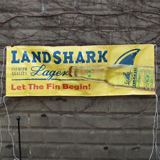 Landshark Lager 6' x 2' Vinyl Banner, Let The Fin Begin, 2008 Margaritaville picture