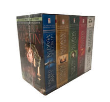 George R. R. Martin's A Game of Thrones 5 Books Set Song of Ice and Fire Sealed picture