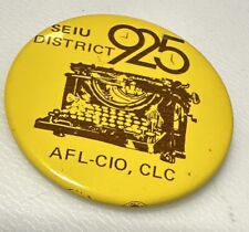 Vintage Seattle Washington SEIU 925 Teacher Job Labor Union Pin Pinback Button picture