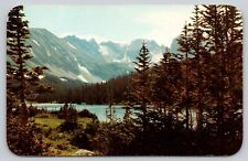Postcard CO Ward Long Lake And High Peaks Of The Arapahoe District UNP A14 picture