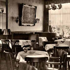 Vintage 1930s RPPC Burgerhaus Nordhorn Cafe Restaurant Hotel Postcard Germany picture