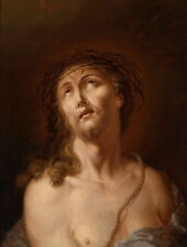 Classical Oil painting male portrait Christ Jesus torture Thorns  picture